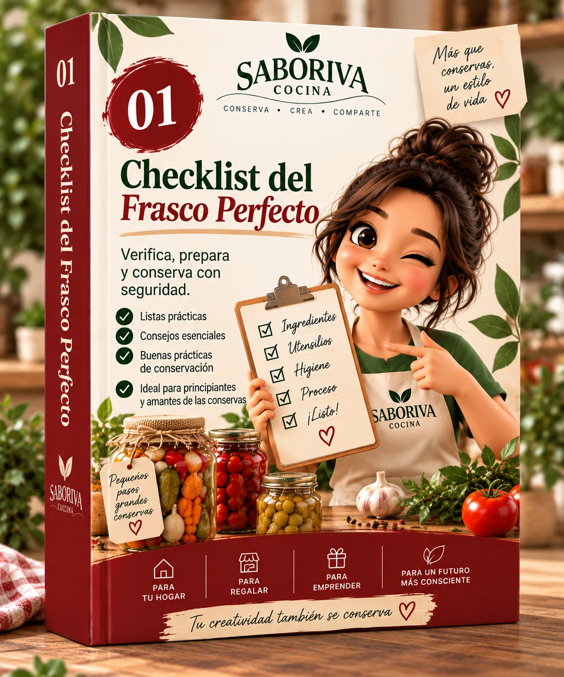 Checklist del Frasco Perfecto — recurso digital de Saboriva Cocina